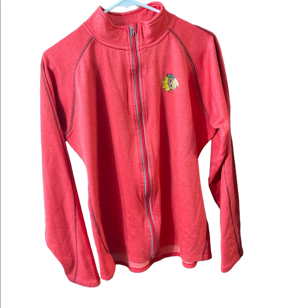 NHL Chicago Blackhawks zip up Jacket Size Large